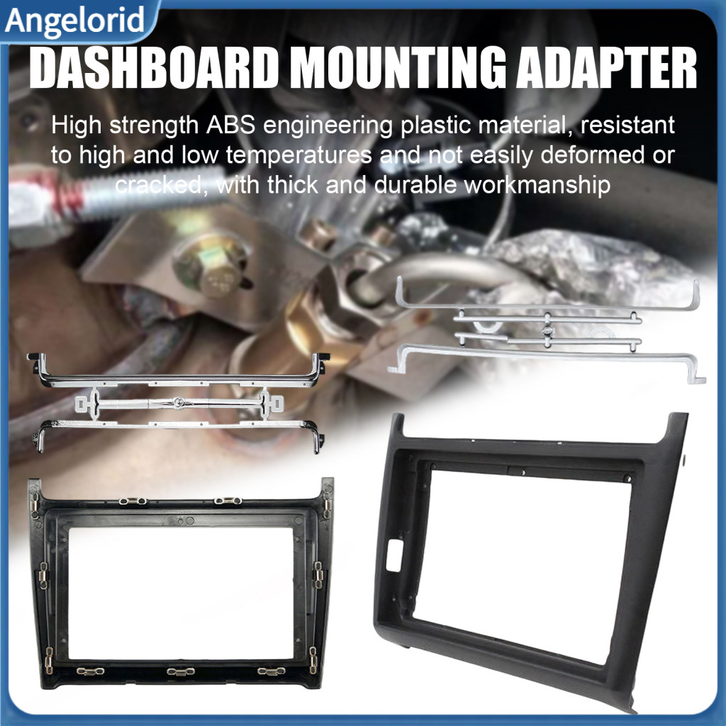 Car Radio Dash Kit Double Din Replacement 9 Inch Android Stereo for Volkswagen 2014 Navigation Fascia Panel with Mountin