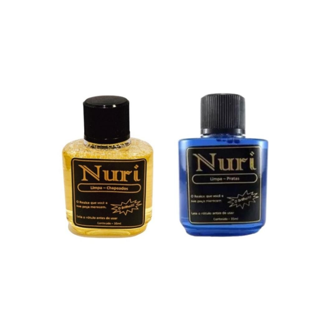 KIT Limpa Prata e Limpa Folheado Nuri Original Atacado Revenda Limpeza de Joias