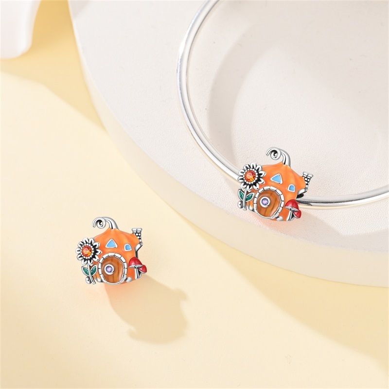 Novo produto jóias charme 925 prata frutas vegetais pingente senhoras moda DIY pulseira frisado presente de aniversário