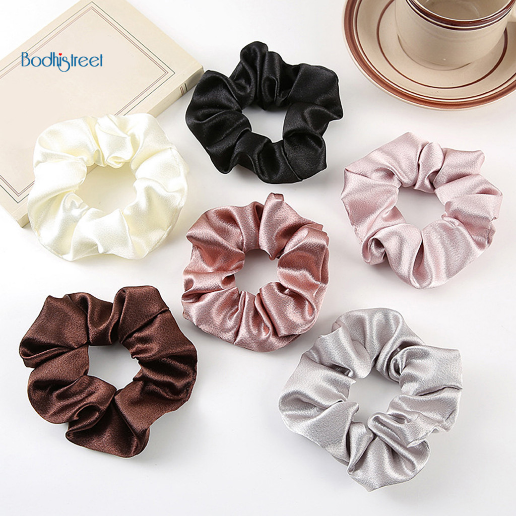 Hair Rope Comfortable Tie Adjustable Satin for Women – High Elasticity Soft Smooth Non-irritating Scalp Band Perfect f