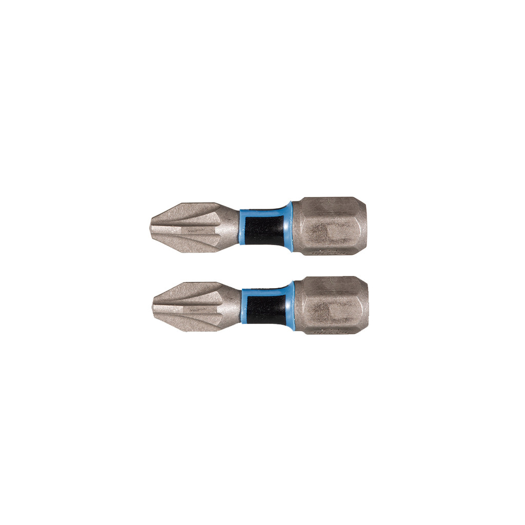 Pacote C 2 Bits Phillips De Torcao 25mm PZ2 Makita E-03171