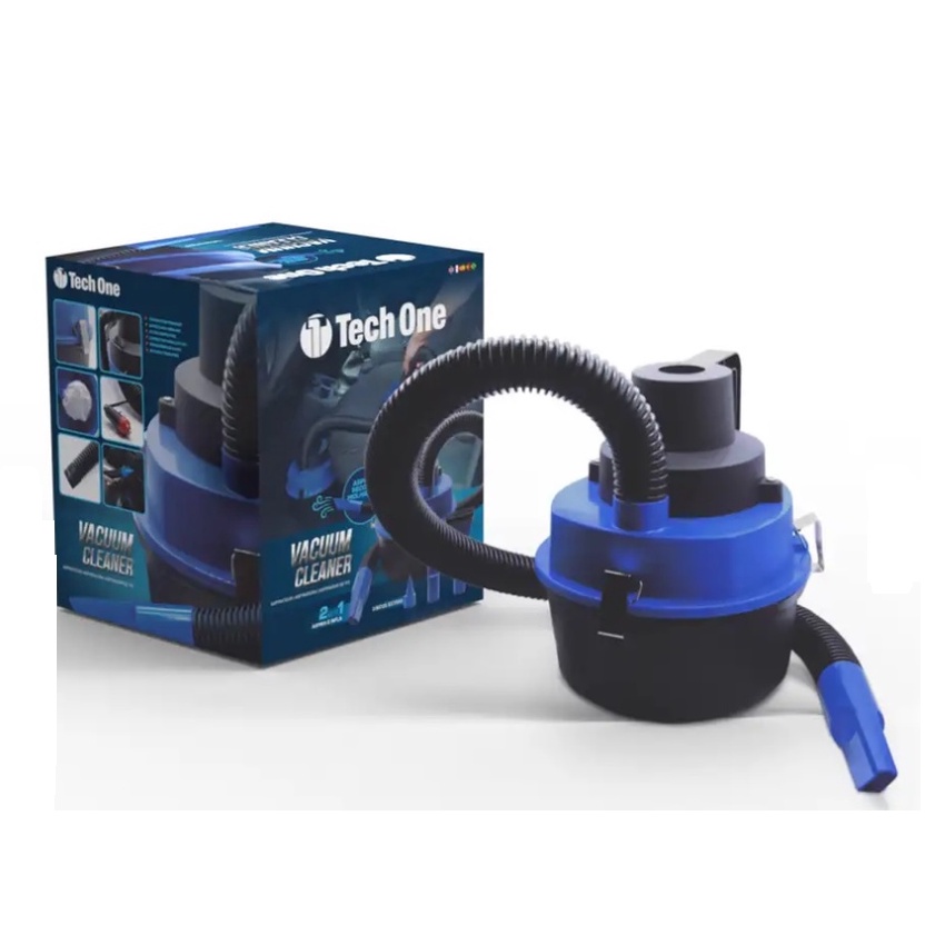 Aspirador De Pó E Liquido Automotivo Portátil Turbo Tech One