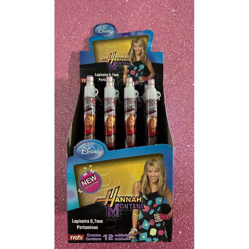 Lapiseira Hannah Montana Disney TRIS 0.7mm Vintage/ Nostalgia Anos 2000 (1 Unidade)