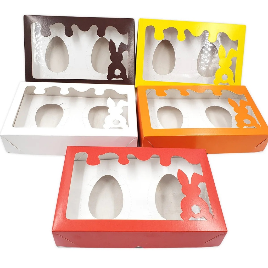 Kit com 10 Caixas para 2 Mini Ovos de Colher de 100 gramas.