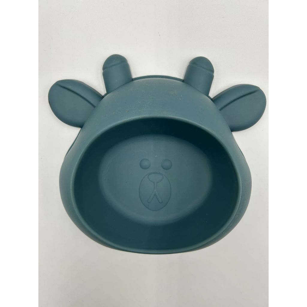 Comedouro/Bebedouro para Pet Cão ou Gato | Cor Azul Escuro | 18,8x18x6,5cm | 100% Plástico |  Capacidade: 250 ml