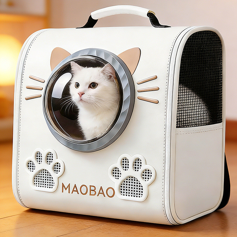Saco De Gato Espaço Cápsula Mochila Grande Capacidade pet Escola Portátil Saindo Cão Anti-stress Gaiola