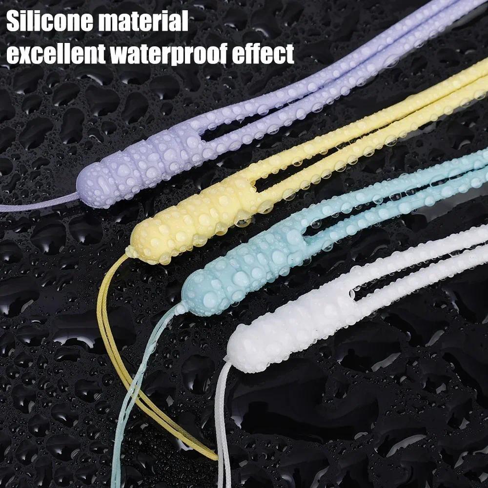 Correias De Pulso De Silicone Cordão De Mão Para Chaves De Câmera De Telefone Cabo Universal Anti Perdido Pendurado Cord