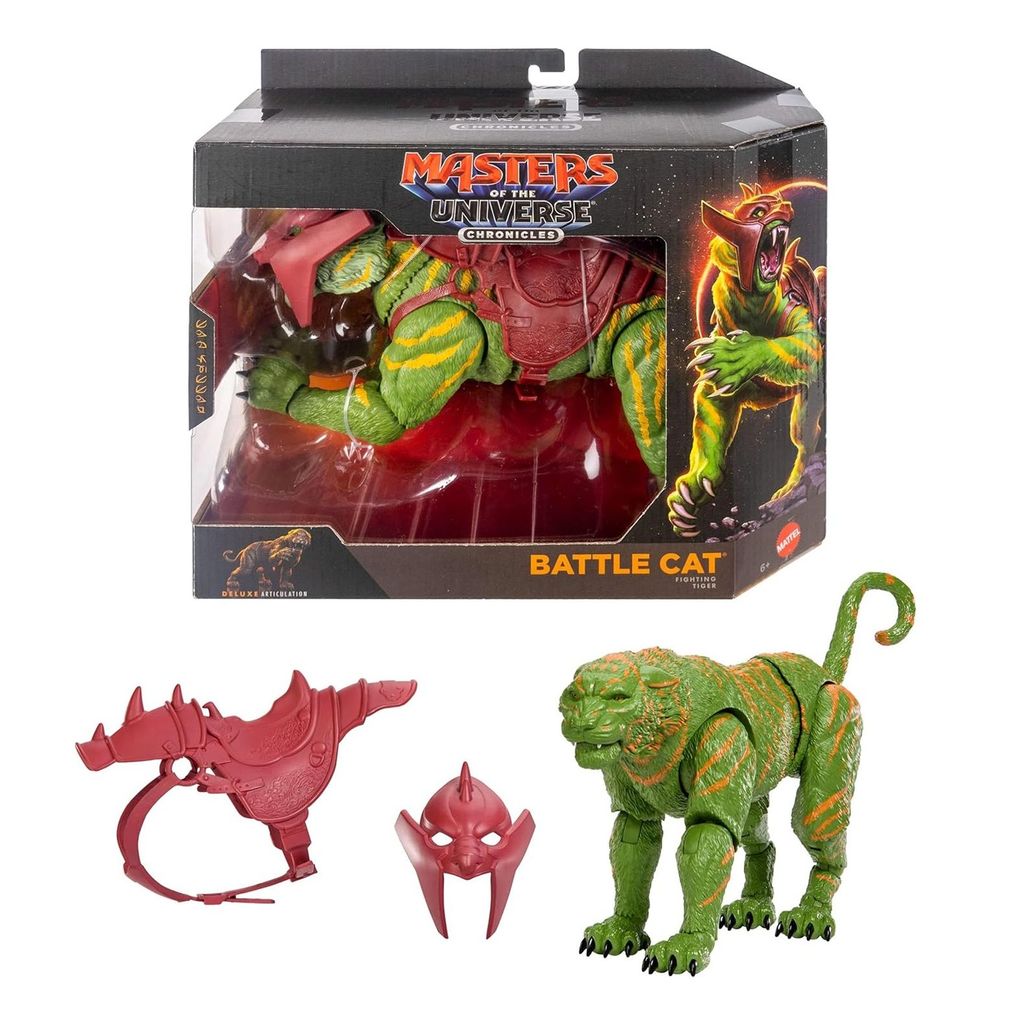 Action Figure Gato Guerreiro - Battle Cat - Chronicles - Filme Mestres do Universo - Mattel