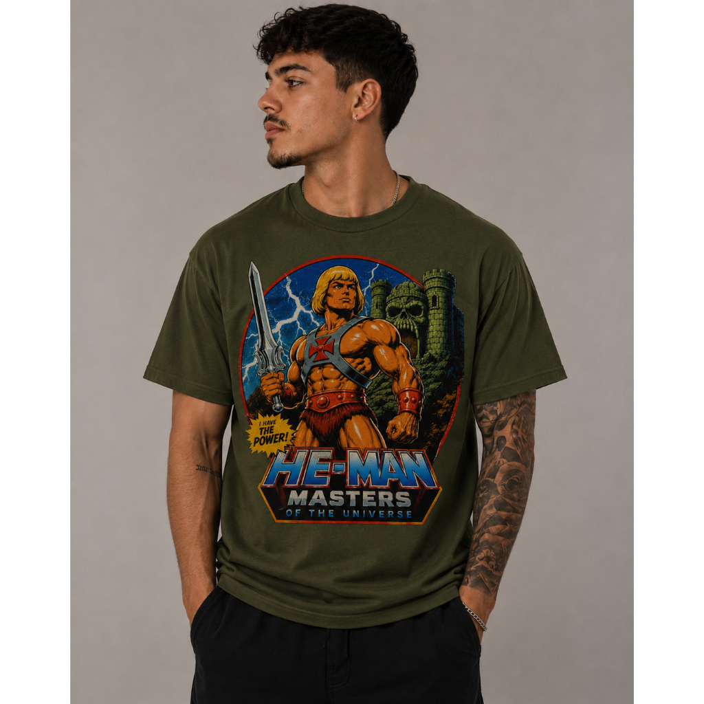 Camiseta Masters of the Universe Retrô Vintage | He-Man, Skeletor, Battle Cat, Orko e Personagens Clássicos | Unissex 10