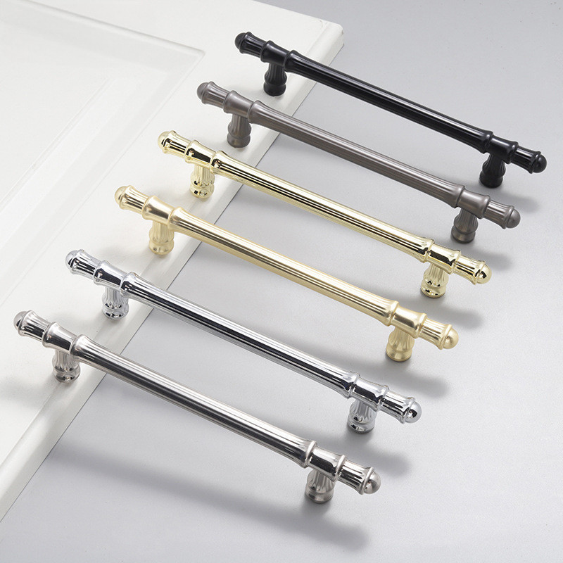 Zinc Alloy Cabinet Handle Gold Modern Minimalist Drawer Handle