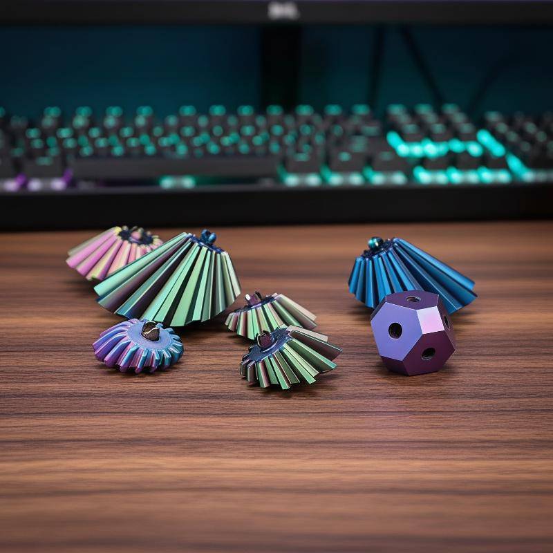 [HENGHOME] Brinquedo Giratório De Bola De Engrenagem 3D Impresso Tamanho Poeta Estresse Ansiedade Alívio De Mesa Para Es