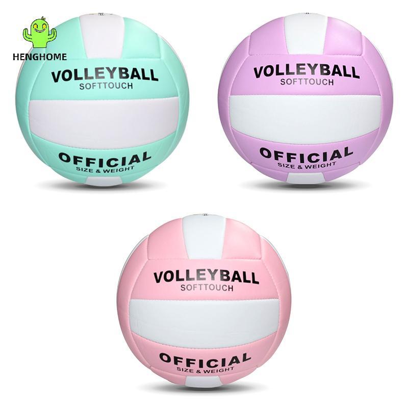 HENGHOME Voleibol Professionalpetition PVC Tamanho 5 Para Praia Acampamento Ao Ar Livre Jogo Interno Bola De Treinamento