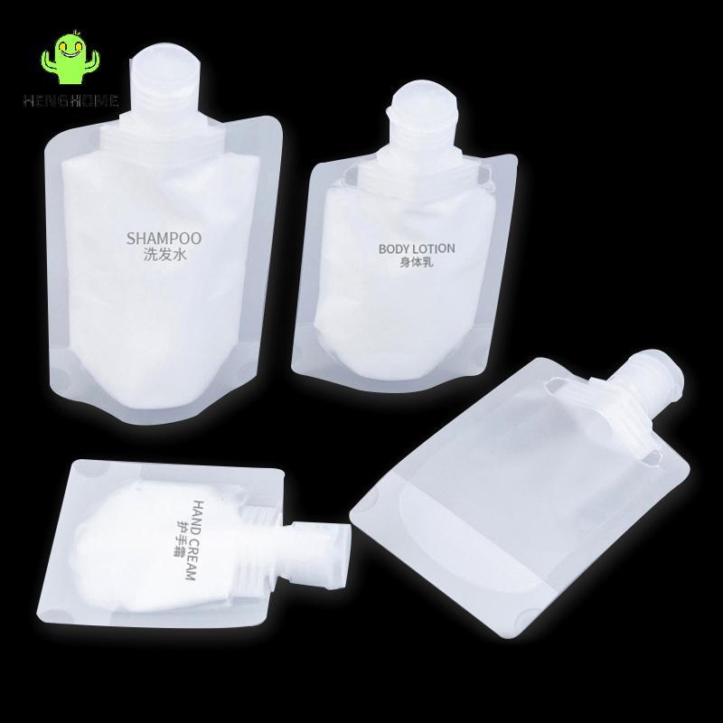 HENGHOME Portátil Limpador Facial Dispensador Descartável Saco De Viagem Loção Cosmética Lavagem Corporal Shampoo Amostr