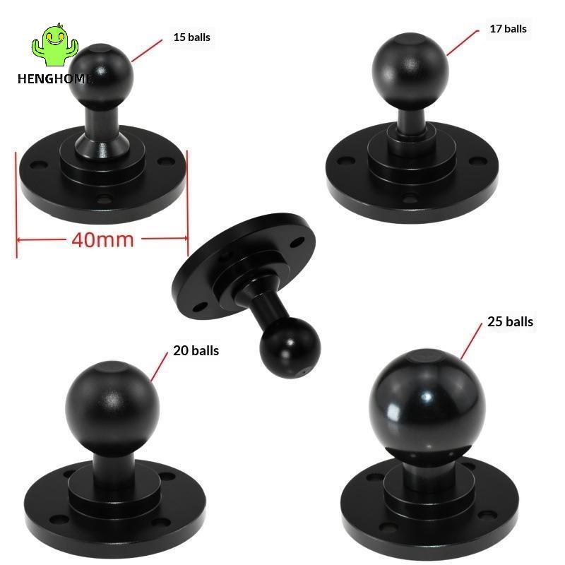 HENGHOME Adaptador De Cabeça Esférica Para Montagem De Telefone De Motocicleta , Conversor De Parafuso De 1/4 Tamanhos D