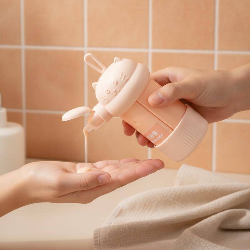 HENGHOME Conjunto De Frascos Cosméticos Para Viagem 4 Em 1 , 60ml , Conveniente , À Prova De Vazamento , Shampoo E Dispe