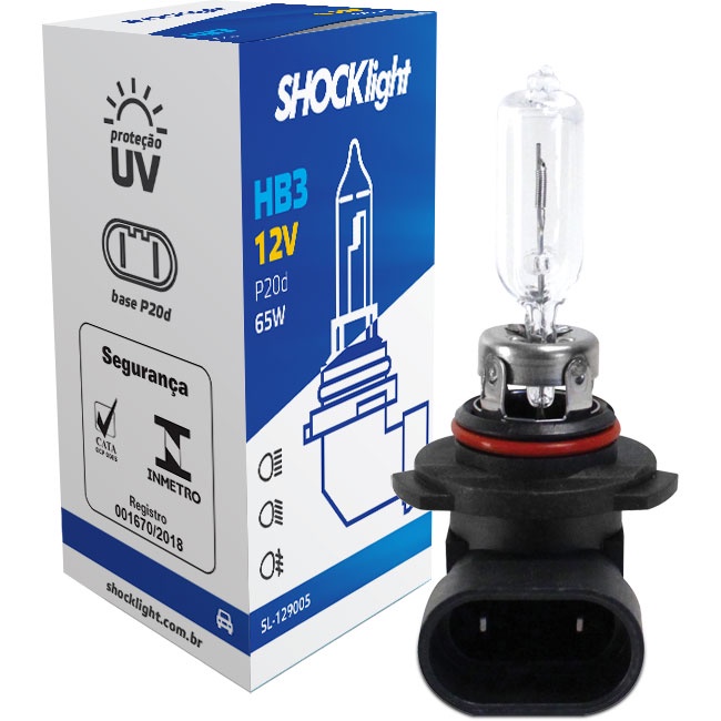 Lampada Shocklight Halogena Standart Hb3 12v 55w P20d
