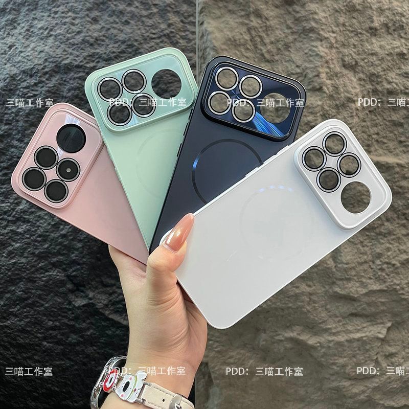 Para Redmi POCO F9 Ultra, Proteção de Lente, Painel Traseiro POCO F8 Ultra, Anel Magnético Fino, Capa de Telefone POCO F