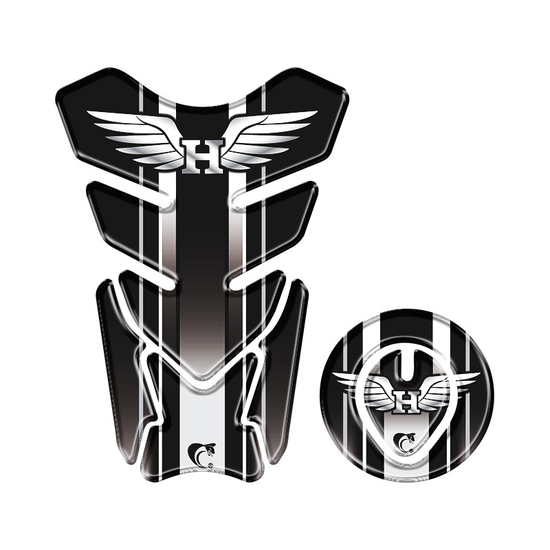 Protetor Tanque e Bocal Adesivo Moto Honda ASA Até 2017 Preto