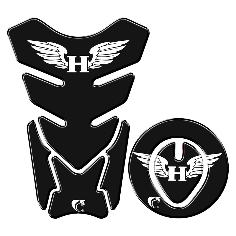 Protetor Tanque e Bocal Adesivo Moto Honda ASA ANO Até 2017 PRETO