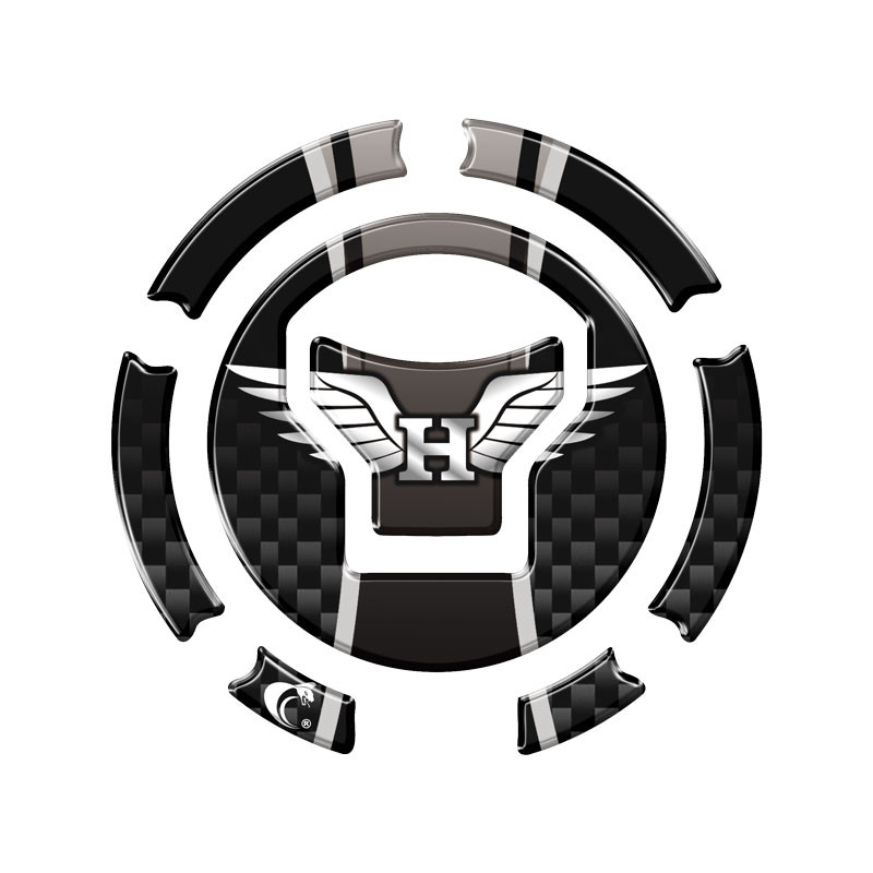 Adesivo Bocal Cb Twister Cg Titan / Fan / Start 160 +2018 Asa PRETO