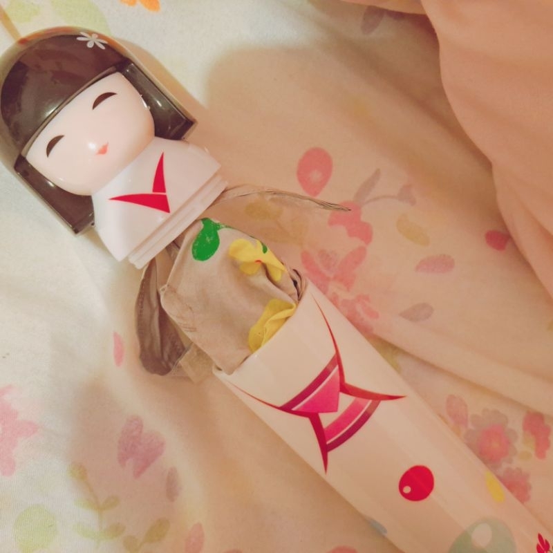 gueixa fofa kawaii para decoração rosa japão japonesa brechó fofo