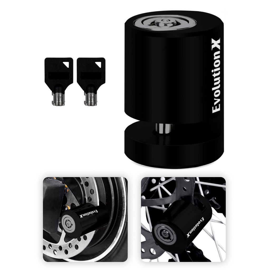 Trava Freio de Disco Cadeado p/ Moto Bike Antifurto Anti Roubo Bloqueio Universal Segurança