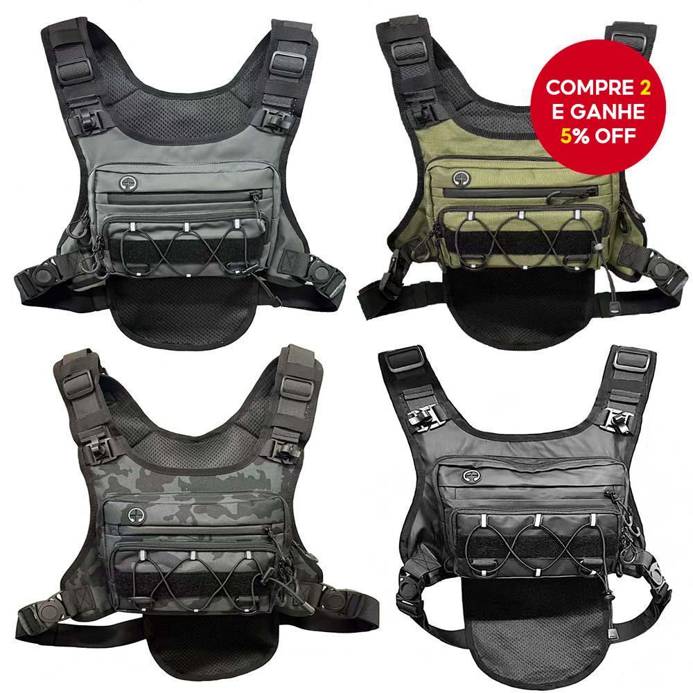 Colete Multifuncional Ao Ar Livre Multi-Bolso Esportes Ciclismo Correndo Bolsa Cinto Saco Anti-Roubo À Prova Dwaterproof