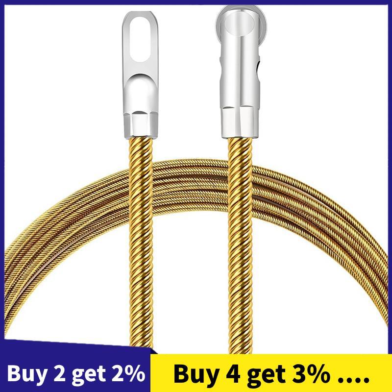 Cobra Resistente Do Fio Extrator Elétrico Da Fita De Peixe 16.4ft Para Correr O Cabo Parede , Mola Principal Polia , Atr