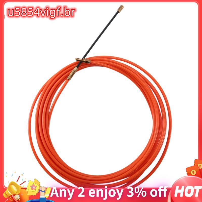 Dispositivo Guia Laranja De 4Mm , Cabo Elétrico De Nylon , Extratores De Duto , Cobra , Rodder , Fio De Fita De Peixe