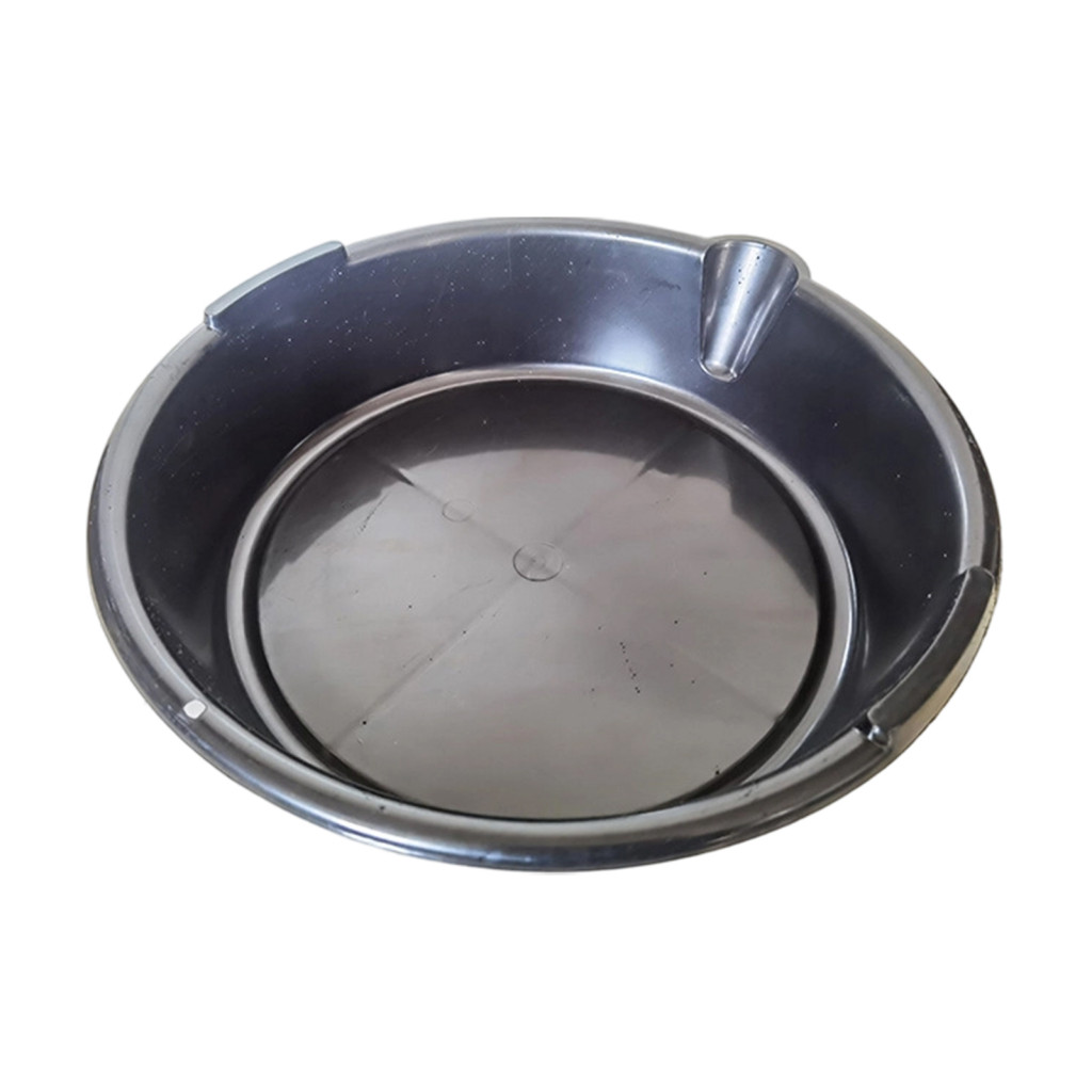 1/2 Pcs Car Oil Drain Pan 6.5l Plastic Drip Basin with Pour Spout Container for Truck Motorcycle Maintenance – Easy Cl