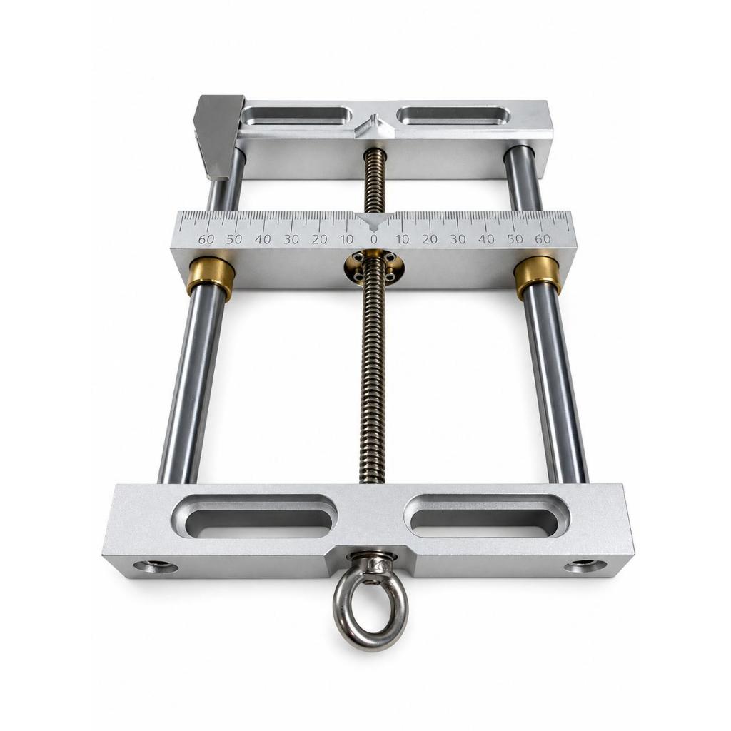 Morsa de Precisão Paralela 4 Pol 110mm TL13 Base Fixa para Fresadora CNC