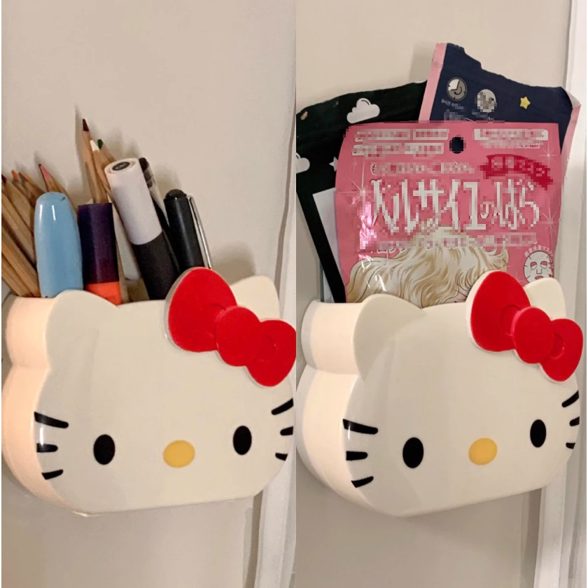 Suporte para escova de dentes Hello Kitty - prateleira de armazenamento para banheiro em estilo cartoon 9PAG