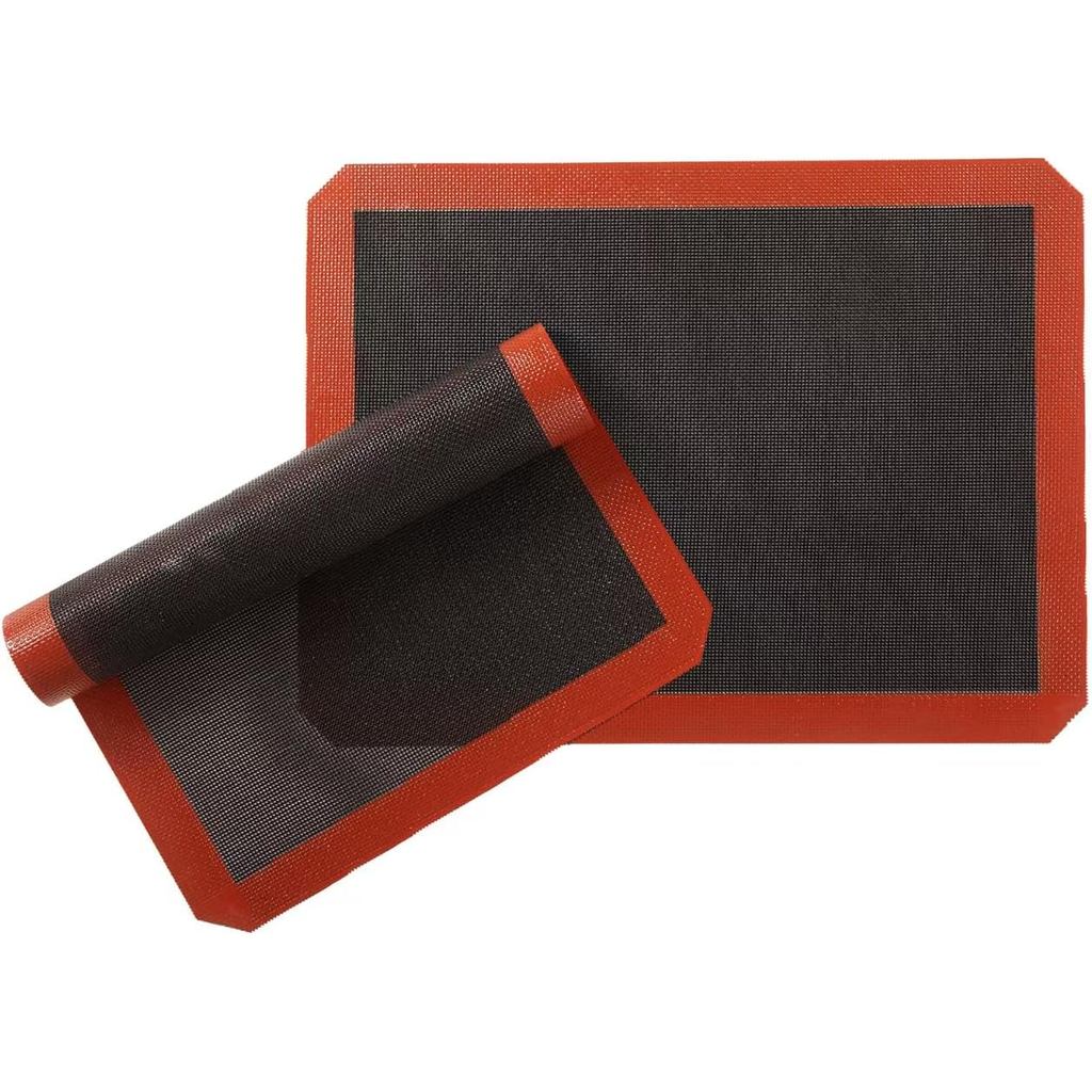 Silicone Baking Mat with Microperforated,Non Slip Reusable Eclair perforated Baking Sheets,Oven Liner for Oven, Cookie T