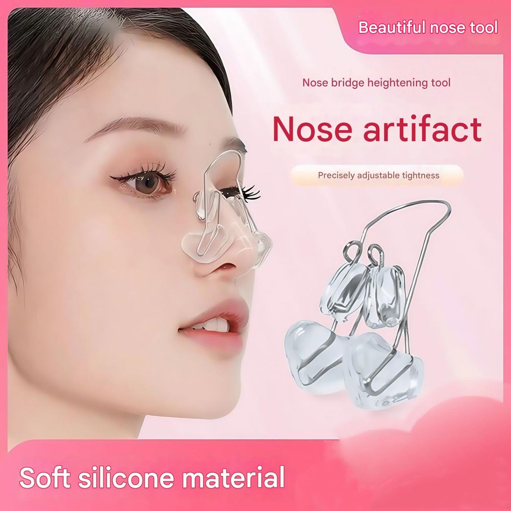 Clipe Cosmético Para Nariz Cima Dispositivo De Plástico Levantamento De Redução De Asa Nasal Correção Modelador De Silic