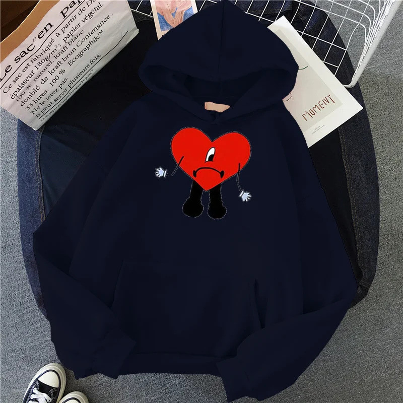 Bad Bunny UN VERANO SIN TI Moletom Canguru Capuz Hoodie Fashion Casual Promoção Envio Rápido