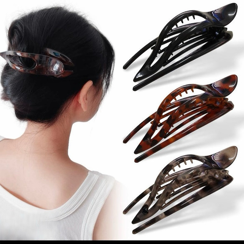 Presilha de Cabelo Francesa Grande – Elegância e Fixação para Todos os Tipos de Cabelo