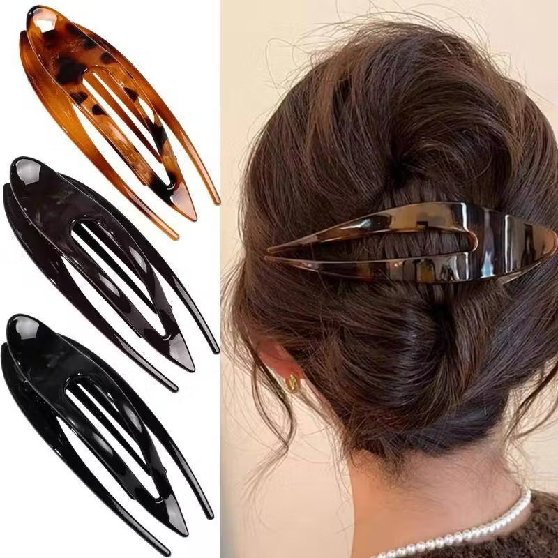 Presilha de Cabelo Francesa Grande – Elegância e Fixação para Todos os Tipos de Cabelo