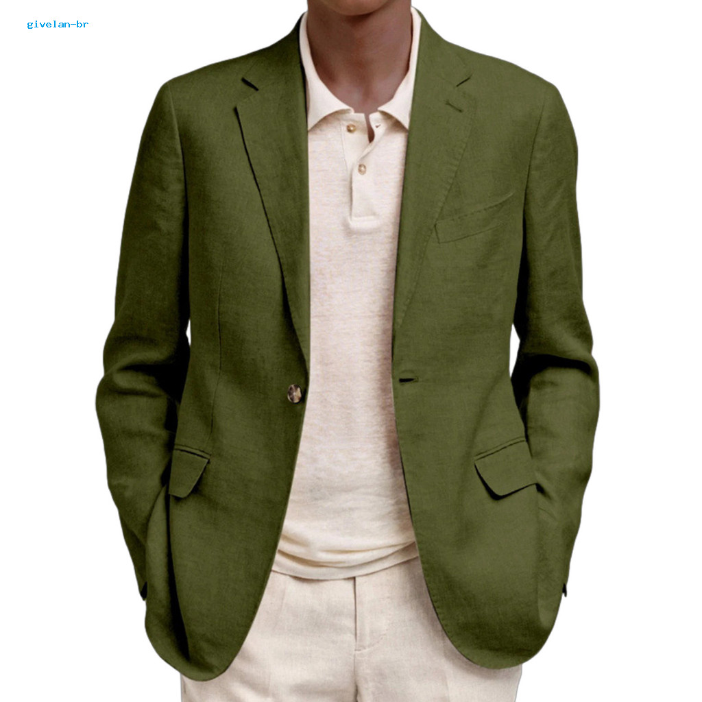 Slim Fit Suit Jacket Modern Mens Fashion Apparel Men's Casual Blazer Notch Lapel Single Button Coat for Business Wedding