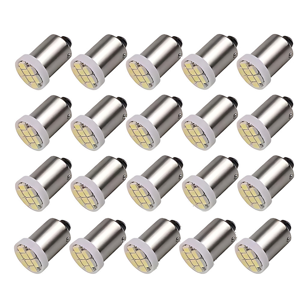 Lâmpada Led T4w 1 Polo 12v Base Ba9s Branca Kit 10