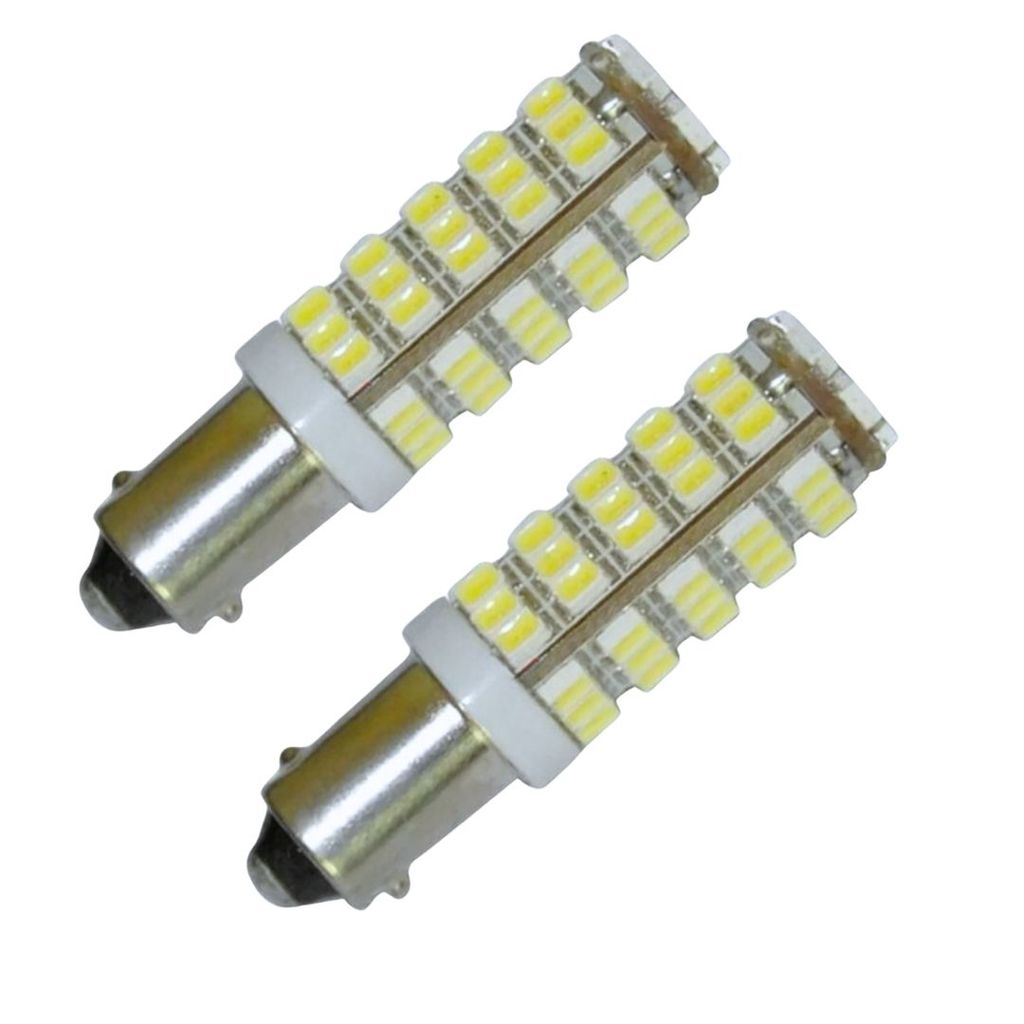 KIT 2 LAMPADA BA9S 68 LED BRANCA T4W 69