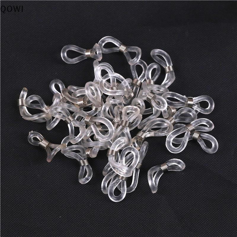 qo 40 Peças De Suporte De Alça De Corrente , Extremidades De Laço De Borracha , Óculos Transparentes , Suprimentos Para