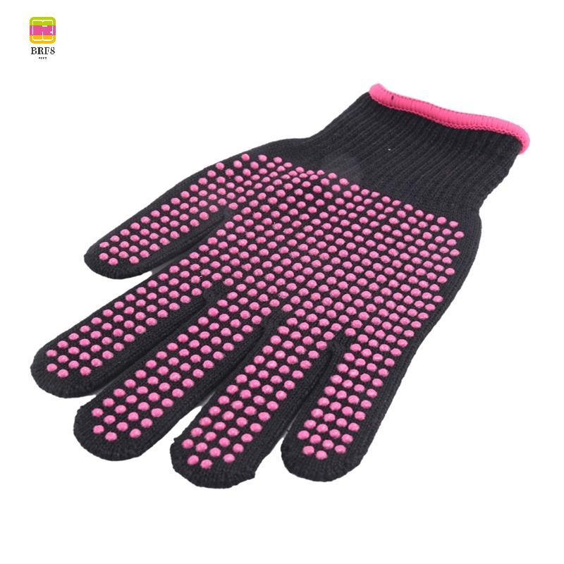 Dupla Face Alisador De Cabelo Curling Tong Cabeleireiro Resistente Ao Calor Luvas De Dedo Ferramentas De Salão De Beleza