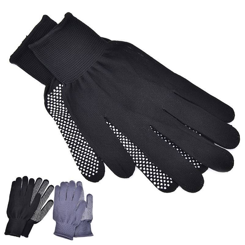 [lovego] 1 Par De Alisador De Cabelo Permanente Curling Cabeleireiro Luva De Dedo Resistente Ao Calor , BR