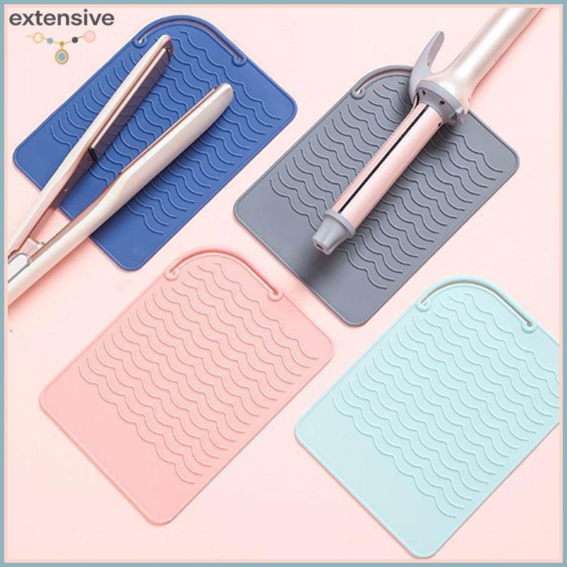 EA & Moda Multifuncional Silicone Resistente Ao Calor Almofada Tapete De Isolamento Para Alisador De Cabelo Curling Sti
