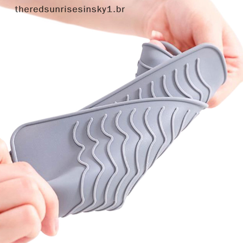 Novo Estilo al Almofada De Isolamento De Silicone Resistente Ao Calor Para Alisador De Cabelo Liso Irons .