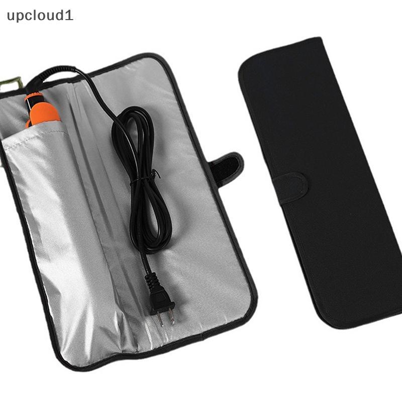 [upcloud1] Bolsa De Armazenamento Para Alisador De Cabelo , Sacos Resistentes Ao Calor , Plano , Modelador Feminino , Bo