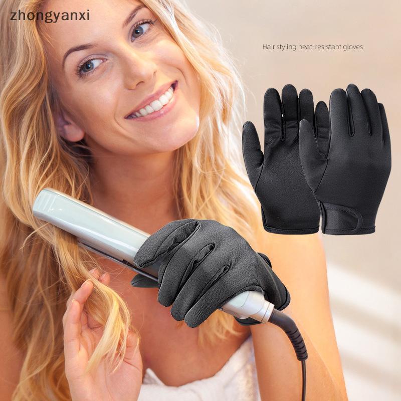 Alisador De Cabelo Perm Curling Cabeleireiro Resistente Ao Calor Luva De Dedo Ferramentas De Estilo Luvas De Proteção À