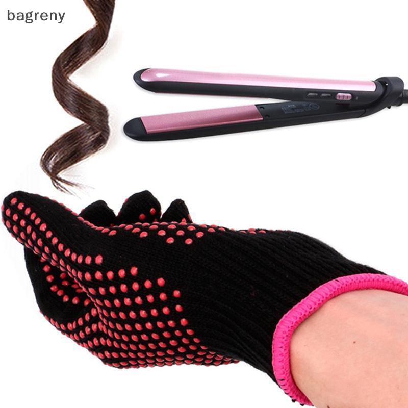 [bagreny] 1 Peça Novo Alisador De Cabelo Dupla Face Permanente Ondulação Cabeleireiro Luva De Dedo Resistente Ao Calor F