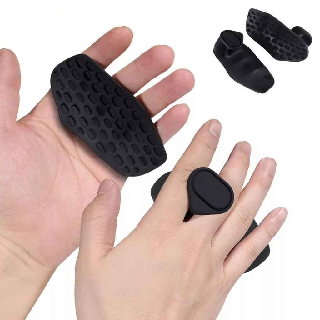 Luva De Levantamento De Peso Grip par Mãos Anti-Slip Silicone Musculação Treino Ergonômico Ginastica