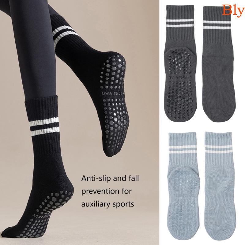 Bly Pilates Sock Yoga Grip Slip Skid Socks Punhos